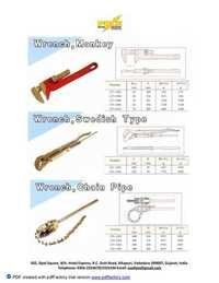 Non Sparking Monkey & Pipe Wrench