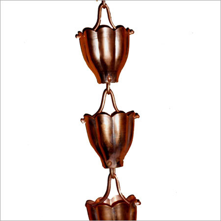 Copper Rain Chain Cup
