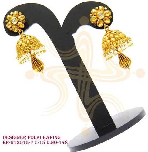 Designer Polki Jhumka