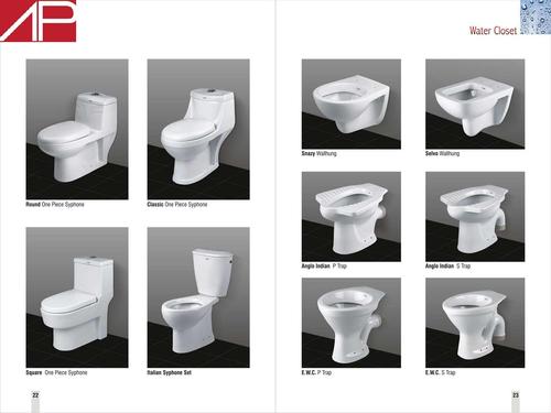 INDIAN WATER CLOSET - Ceramic, 635x505x995 mm, White | Round Shape, Floor Mounted, Sturdy Design, Smooth Glazing, Water Saving