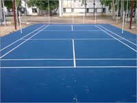 Synthetic Badminton Court