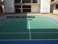 Indoor Badminton Flooring With Modular Tiles