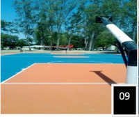 Synthetic Basketball Court
