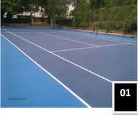 Long Lawn Tennis Court Flooring