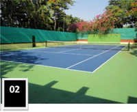 Synthetic Lawn Tennis Court