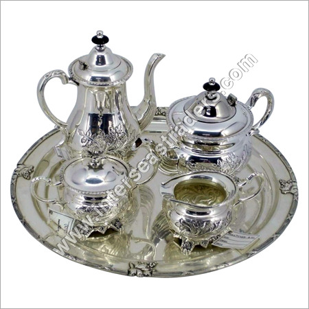 White Metal Tea Sets