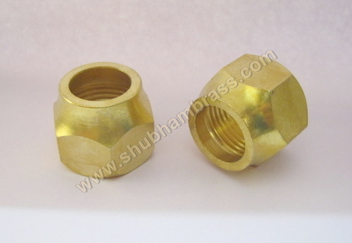 Brass Flare Hex Nut