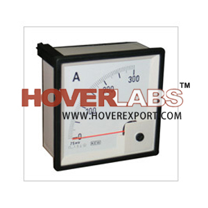 Voltmeter Moving Coil - 0-5V x 0.1V, 0-15V x 0.2V, 1 kÎ© Resistance, Anti-Parallax Mirror | SIRIM Compliance, Precise Readings, Educational Lab Use