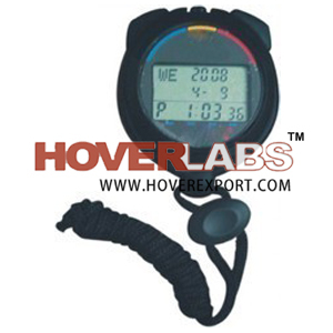Stopwatch, Digital - Plastic, Black, Quartz, Large LCD Display | Accurate 99.99%, One-Hour Timing, Easy Operation