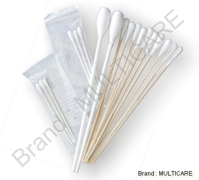 Cotton Swab Stick - 100% Cotton, 15-20 Millimeter Length | Disposable, Easy to Use, Fine Finish
