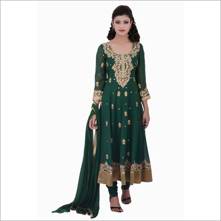 Heavy gota patti work anarkali suit