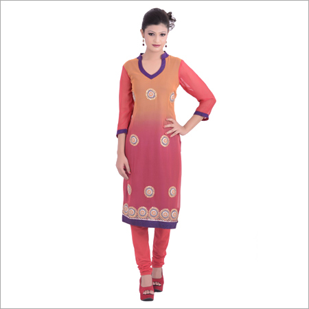 Gota patti straight suit