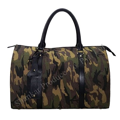 Canvas Duffle Bag Size: 48.5 X 31 X 30 Cm