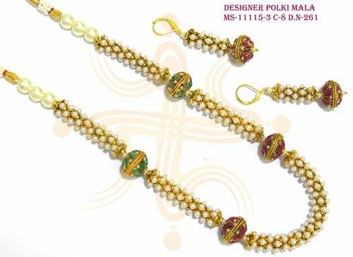 Designer Polki Mala Set