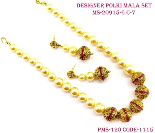 Designer Polki mala Set