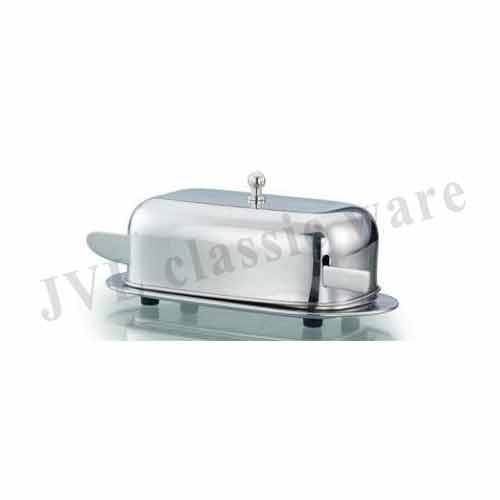 Steel Covered Butter Dish