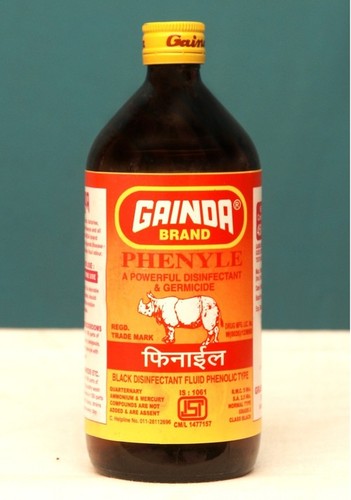 Black Disinfectant Fluid