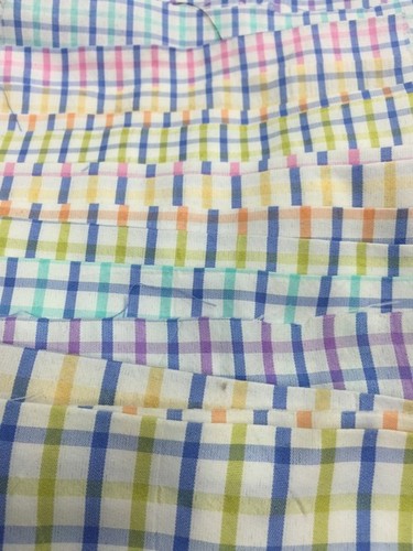 Dyed Yarn PC Cotton Shirting Fabric - Chex