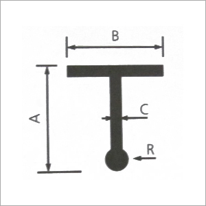 Aluminum bulb Tee section