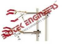 DOUBLE ADJUSTABLE THREE PRONG CLAMP