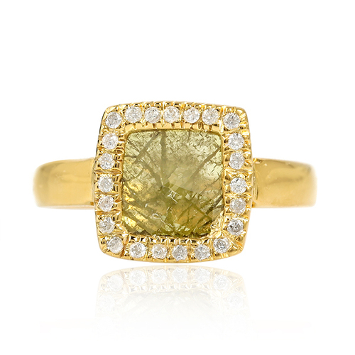 Slice Diamond Cocktail Ring