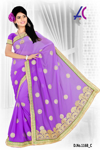 Ladies Fancy Sarees with Blouse Collection