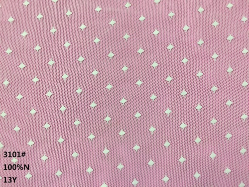 100% Nylon Dotted Fabric