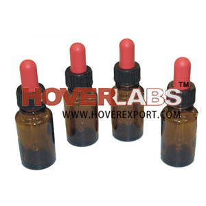 BOTTLE WITH RUBBER TEAT AND GLASS DROPPER