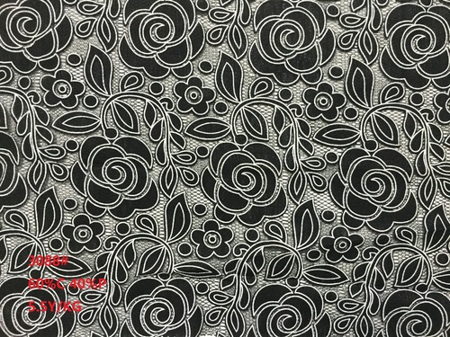 Blooming Rose Chemical Lace Fabric