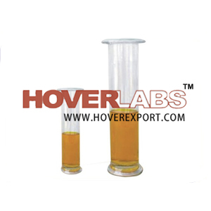 Gas Jars With Ground Flang And Foot Without Lid - Soda Lime Glass, 3.75-15 Cm, Clear | Ground Flange, Stable Footed Base, Gas Storage