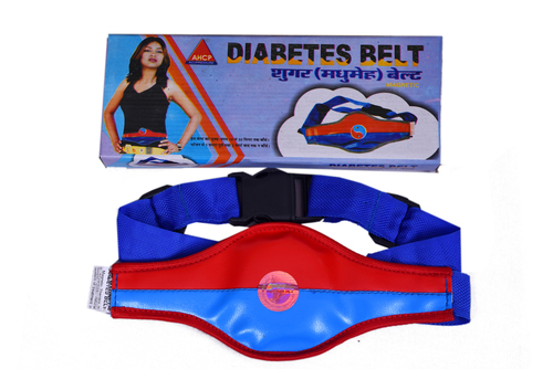 Red And Blue Acp Magnet Diabetes Belt - Deluxe