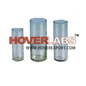 Specimen Tube - Soda Lime Glass, Various Dimensions (2.5-5 cm Dia x 7.5-20 cm Ht), High Durability
