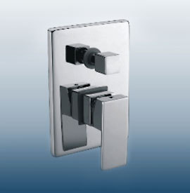 Single Lever Concealed Divertor with Button on Top