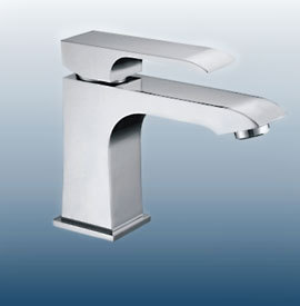 Single Lever Basin Mixer with 600mm Braided Pipes