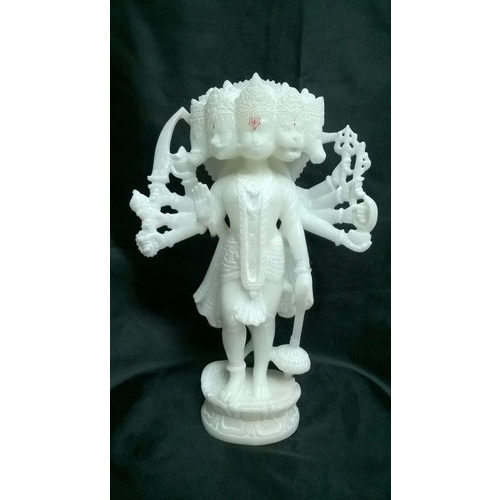 marble panch mukhi hanuman moorti