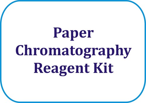 Paper Chromatography Reagent Kit