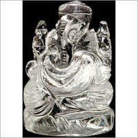 Acp Shri Ganesh Crystal - 5x3x2 Cm | Crystal Material, Symbol Of Wisdom, Handcrafted Ganesha Idol, 20 Gm Weight, Intricate Detailing