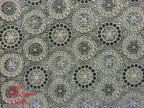 Vintage Bronze Lace Fabric