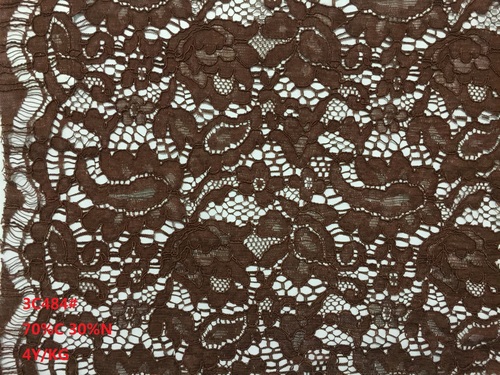 Guipure Lace Fabric Eyelash Side