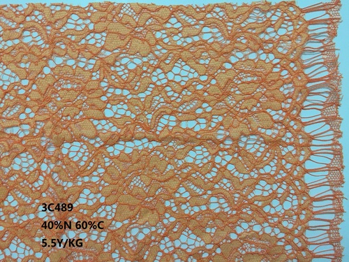 Guipure Lace Fabric Eyelash Side