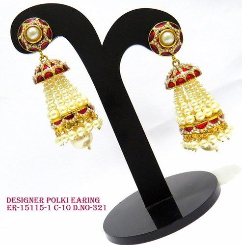 Designer Polki Earring