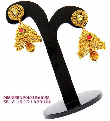 Designer Polki Earring