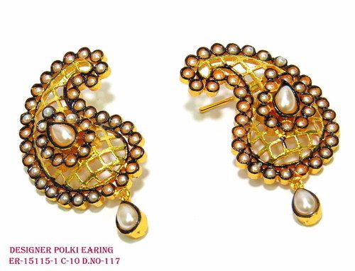 Designer Polki Earring