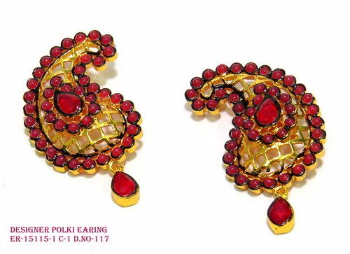 Polki Earring, Designer Polki Earring Gender: Women