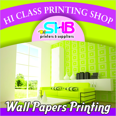 Costom Wallpaper Printing in New Area, Bhopal - Shb Printers & Suppliers