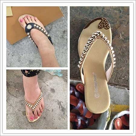 Ladies Beaded Sandals