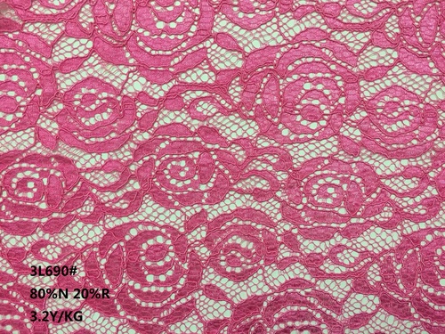 Blossoming Rose Guipure Lace Fabric