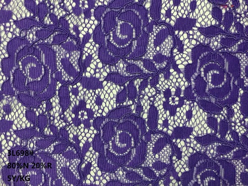 French Rose Guipure Lace Fabric