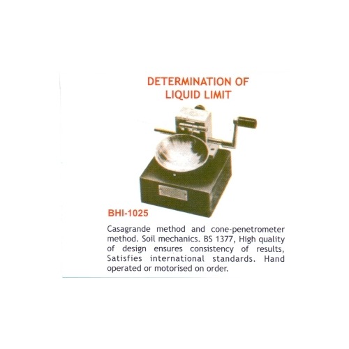 Determination of Liquid Limit - Metal, 15x10x8 cm, Manual Soil Tester | Simple Operation, Accurate Results, Durable Design
