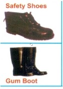 Safety Shoes - Leather/Rubber, Size 6-12, Steel Toe Cap | Impact Resistance, Slip Resistance, Durable, Comfortable Fit